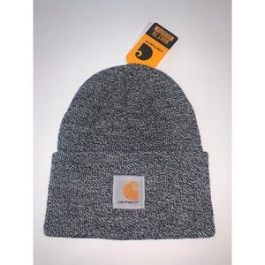 Grey Black Adult Carhartt Beanie NWT